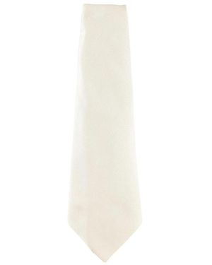 Dolce & Gabbana Seidenkrawatte Accessoire - Weiß