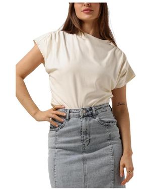 Gestuz Tops ,Wit Tops T-Shirts Rifagz Tee - Grijs