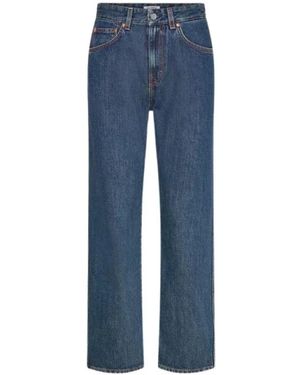 Filippa K Gerades Jeans - Blau