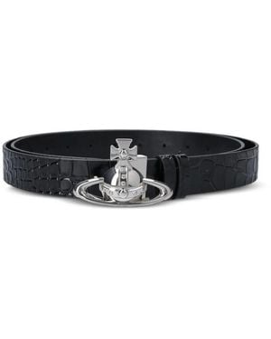 Vivienne Westwood Orb Gürtelschnalle - Schwarz