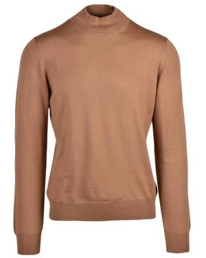 Gran Sasso Turtlenecks - Brown
