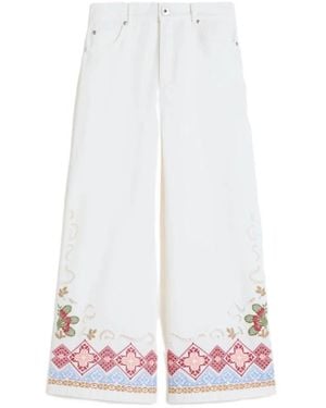 Weekend by Maxmara Wide Jeans - White