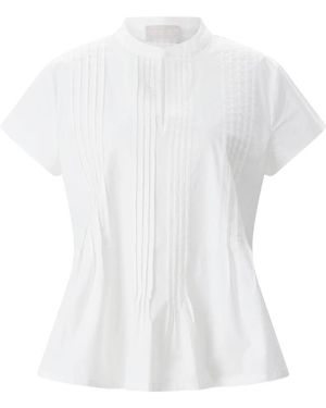 Hemisphere Overhemden ,Wit ,Katoen Blouses