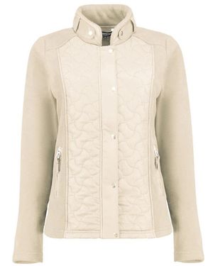Bloomings Jassen ,Polyester Fleece Jacket Slt 221-8966 - Naturel
