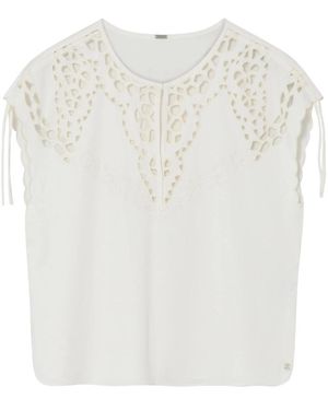 GUSTAV Sleeveless Tops - Blanc