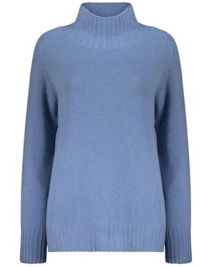 Moorer Truien & Vesten ,Blauw ,Kasjmier Fiemme Sweater