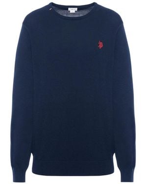 U.S. POLO ASSN. Round-Neck Knitwear - Bleu