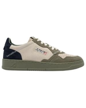 Autry Schoenen ,Veelkleurig ,Katoen Windscape Lage Sneakers - Meerkleurig