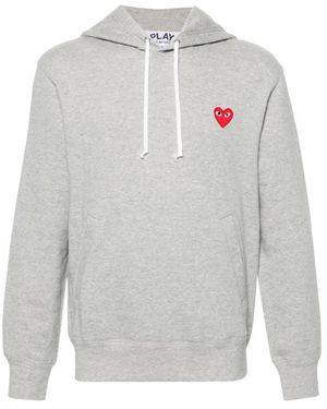COMME DES GARÇONS PLAY Cardigan Met Hartlogo - Grijs