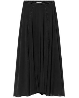 forte_forte Midi Skirts - Black