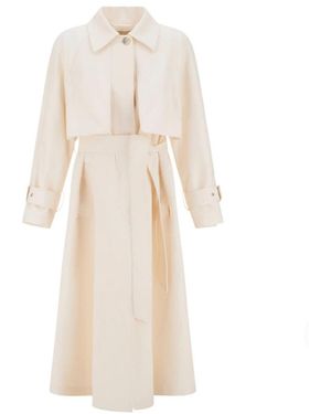 Herno Trench Coats - White