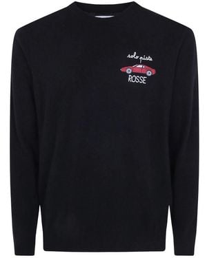 MC2 Saint Barth Round-Neck Knitwear - Azul