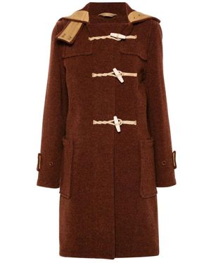 Gloverall Single-Breasted Coats - Brown