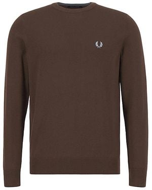Fred Perry Maglione Girocollo - Braun