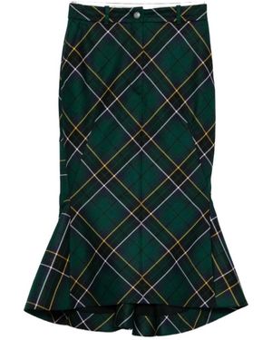 McQueen Midi Skirts - Verde