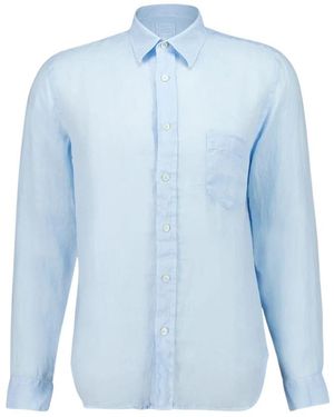 120% Lino Casual Shirts - Blue