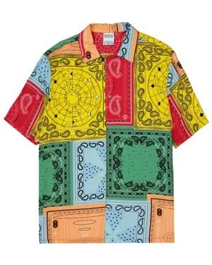 Marcelo Burlon Short Sleeve Shirts - Green