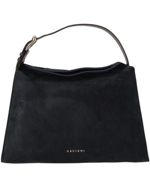 Orciani Trinity M Midi Schultertasche - Schwarz