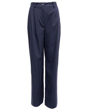 Naf Naf Wide Trousers - Azul