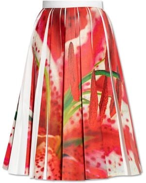 Tory Burch Rokken ,Rood ,Gedrukte Twill Rok