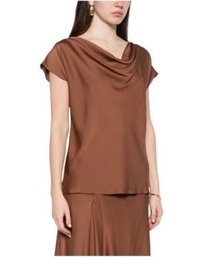 Silk95five Blouses - Brown
