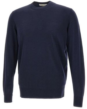 FILIPPO DE LAURENTIIS Round-Neck Knitwear - Blue