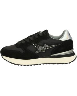 Sun 68 Stargirl Strass Logo - Zwart
