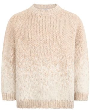 Peserico Round-Neck Knitwear - White
