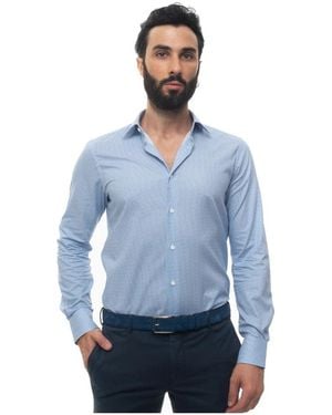 Carrel Casual Overhemd - Blauw