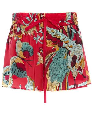 RED Valentino Lässige denim shorts für frauen - Rot