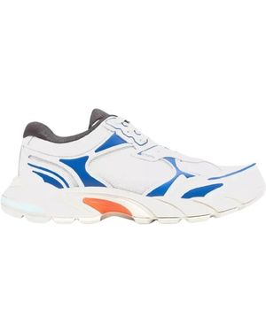 Heron Preston Weiße block stepper sneakers - Blau