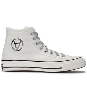 Converse Weiße Leinwand Sneakers Chuck 70