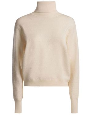 Bally Texturierter woll-rollkragenpullover - Natur