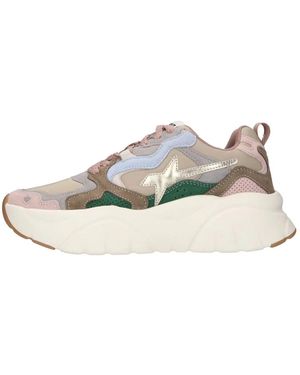 W6yz Schoenen ,Veelkleurig ,Suède Mia-W Sneakers - Naturel