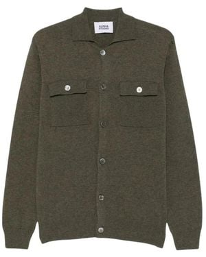 Alpha Studio Strickshirt - Grün