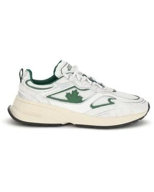 DSquared² Reflektierende Ahornblatt Sneakers - Weiß