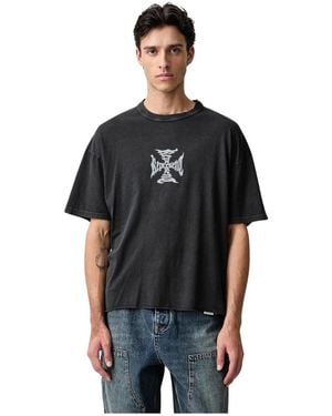 Represent Locker Geschnittenes T-Shirt Mit Grafik - Schwarz
