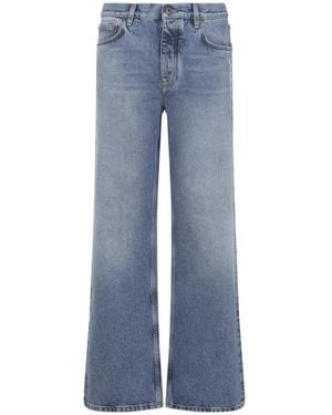 Off-White c/o Virgil Abloh Wide Jeans - Blue