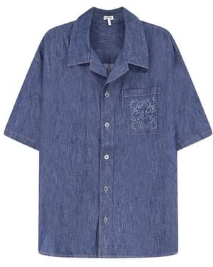 Loewe Denim Shirts - Blue