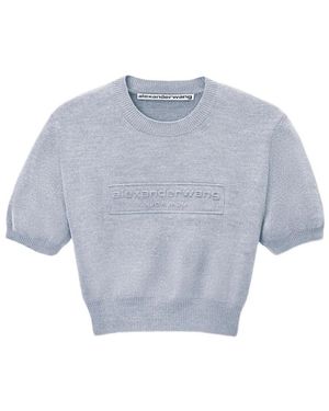 Alexander Wang Round-Neck Knitwear - Azul