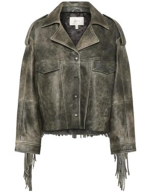 Gestuz Leather Jackets - Groen