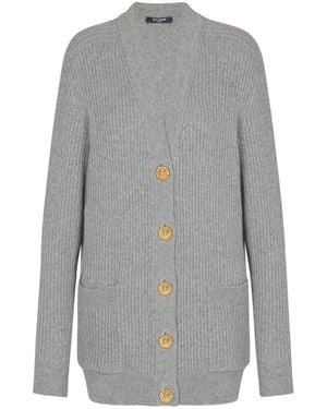 Balmain Cashmere Knitwear - Grigio