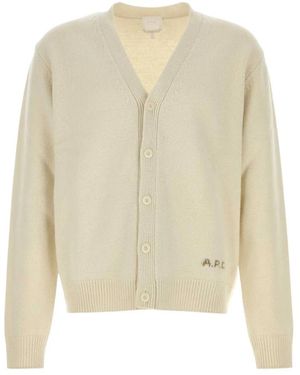 A.P.C. Cardigans - White