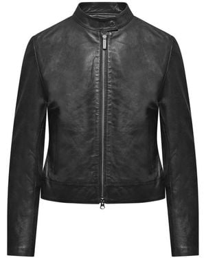 Bomboogie Leather Jackets - Black