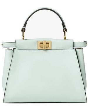 Fendi Tassen ,Groen ,Leer Peekaboo Mini Bag