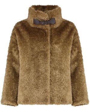 Herno Faux Fur & Shearling Jackets - Green