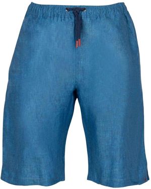 Kiton Casual Shorts - Blue