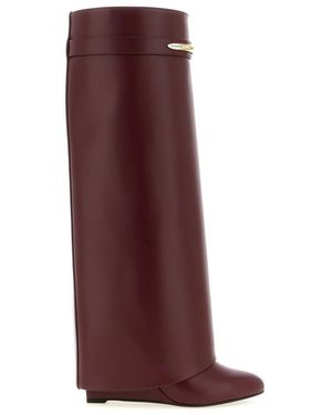 Givenchy Schoenen ,Bruin ,Leer Shark Pinch Boot - Rood