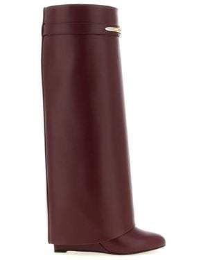 Givenchy Schoenen ,Bruin ,Leer Shark Pinch Boot - Rood