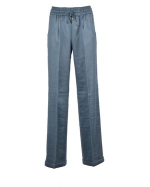 Kiton Pantalón, Mujer, Talla - Azul